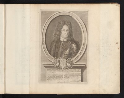 Muotokuva Erik Jönssen Dahlberg Ruotsi Ancient and Modern (sarjan nimi) tekijältä Samuel Blesendorf