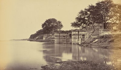 Cawnpore; Suttee Chowra Ghat, verilöylyn tapahtumapaikka tekijältä Samuel Bourne