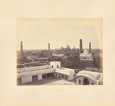 Lahore: Näkymä linnoituksen palatsista tekijältä Samuel Bourne