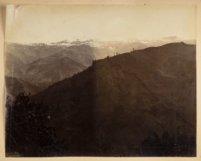 Vuoristomaisema Darjeelingissa,  