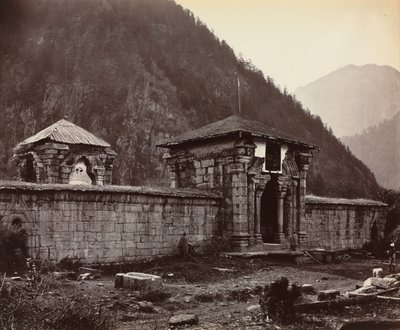 Temple a Naveshera, Caixmir, finlandès indi tekijältä Samuel Bourne