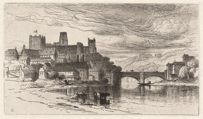 Durham, Englanti (The Splendor Falls on Castle Walls) tekijältä Samuel Colman