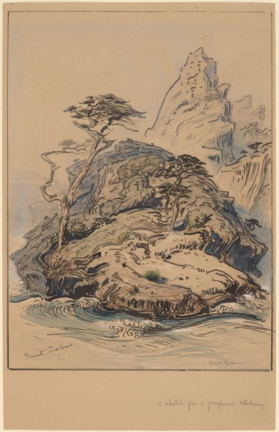 Point Lobos, Kalifornia tekijältä Samuel Colman