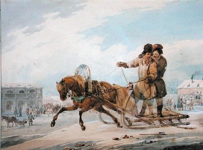 venäläinen reki tekijältä Samuel Colman