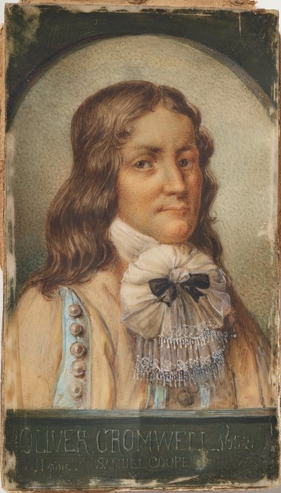Oliver Cromwellin muotokuva 1599-1658, 1653. tekijältä Samuel Cooper
