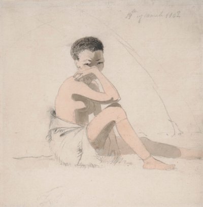 Korah tyttö istuu tekijältä Samuel Daniell
