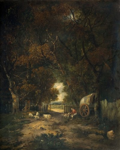 Walnut Tree Walk, Earlham, 1836-63. tekijältä Samuel David Colkett
