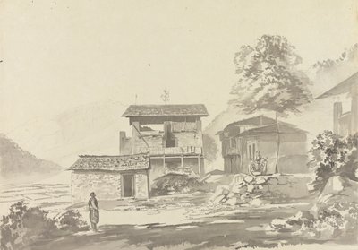 Kylässä lähellä Tassisudonia [Tashicho Dzong] tekijältä Samuel Davis