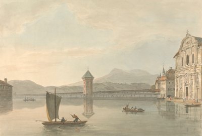 Näkymä Luzernissa: The Jesuits College tekijältä Samuel Davis