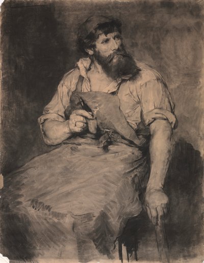 Smithy, tutkimus tuomiota varten, n. 1883. tekijältä Samuel H. Crone