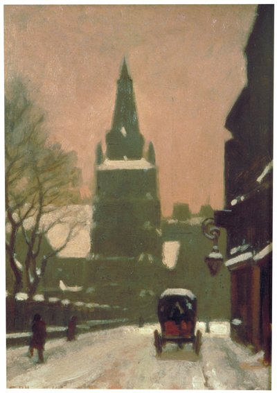 "Bunhill Row", 1800-luvun loppu tai 1900-luvun alku. tekijältä Samuel Harry Hancock