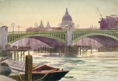 Southwark Bridge, Lontoo, 1930 tekijältä Samuel Harry Hancock