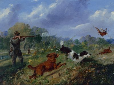 Fasaanin ammunta (öljy) tekijältä Samuel Henry Alken