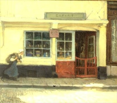 Katunäkymä tekijältä Samuel Henry William Llewelyn