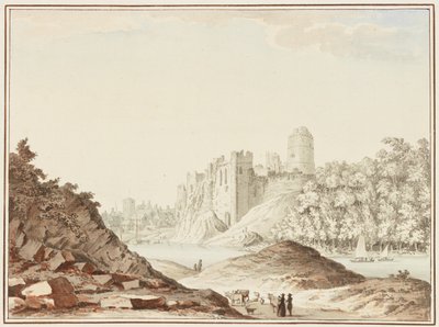 Pembroke Castle (wc kudospaperilla) tekijältä Samuel Hieronymous Grimm