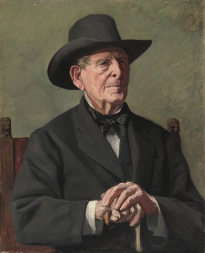 Vanhan merikapteenin muotokuva, 1800-luku. tekijältä Samuel Isham