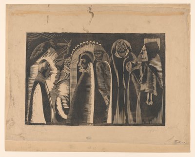 Fantasie (alkuperäinen nimi esineessä) tekijältä Samuel Jessurun de Mesquita (signed by artist)