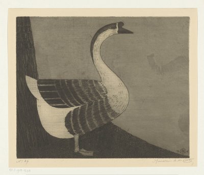 nuppi hanhi tekijältä Samuel Jessurun de Mesquita (signed by artist)