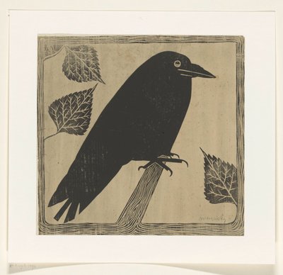 Varis tekijältä Samuel Jessurun de Mesquita (signed by artist)