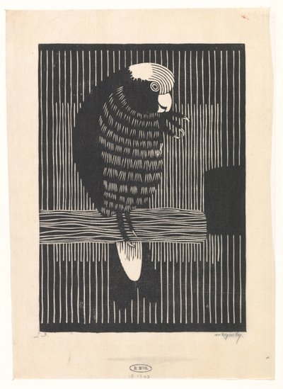 Rosékaketoe tekijältä Samuel Jessurun de Mesquita (signed by artist)