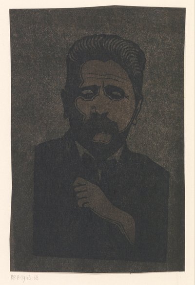 Omakuva (varjolla) tekijältä Samuel Jessurun de Mesquita (signed by artist)