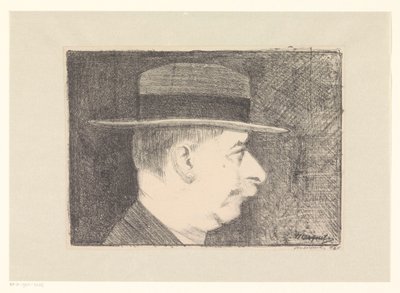 Omakuva tekijältä Samuel Jessurun de Mesquita (signed by artist)