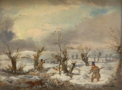 Ankkaammunta (öljy kankaalle) tekijältä Samuel John Egbert Jones