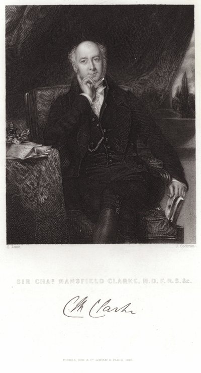 Sir Charles Mansfield Clarken muotokuva tekijältä Samuel Lane