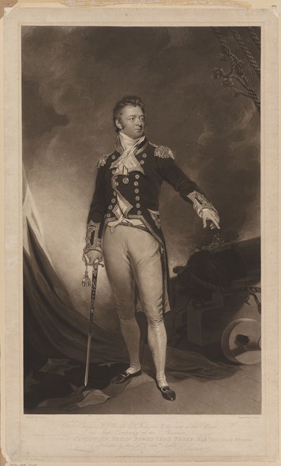 Sir Philip Bowes Vere Broke 1776-1841, 1816 tekijältä Samuel Lane