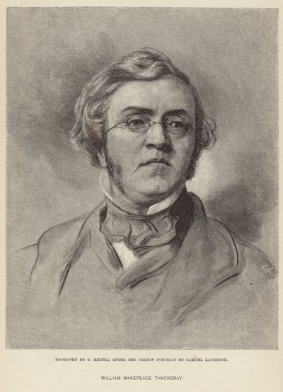 William Makepeace Thackerayn muotokuva tekijältä Samuel Laurence