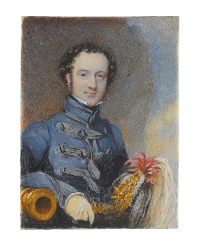 Kapteeni William Siborne, noin 1830 tekijältä Samuel Lover