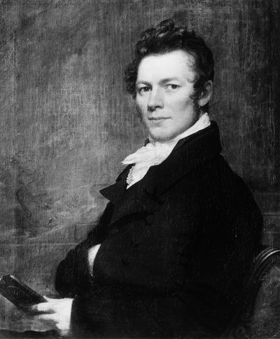Miehen muotokuva, n. 1820. tekijältä Samuel Lovett Waldo