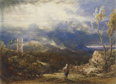 Christian Descending into the Valley of Humiliation (teoksesta "Pilgrim