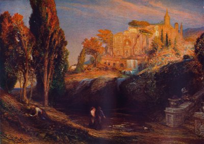 "Emily ja Valancourt Chateau Le Blancissa: Lady Foix kuulee tohtori Foixista, Udolphon mysteerit" tekijältä Samuel Palmer