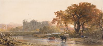 Ilta Italiassa, Deserted Villa, 1845 tekijältä Samuel Palmer