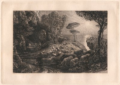 Moeris ja Galatea tekijältä Samuel Palmer