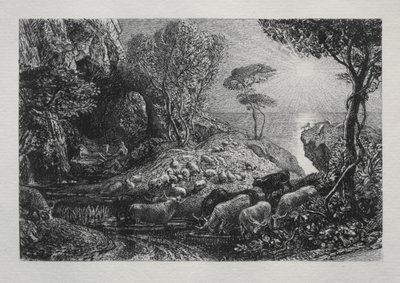 Moeris ja Galatea, 1883. tekijältä Samuel Palmer