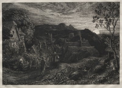 Kellomies, 1879. tekijältä Samuel Palmer