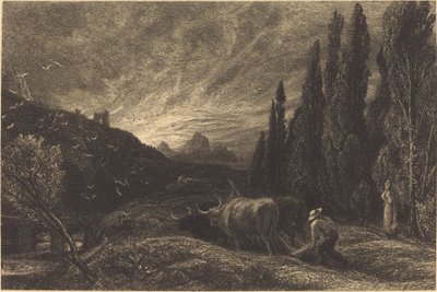 Varhainen kyntäjä tekijältä Samuel Palmer