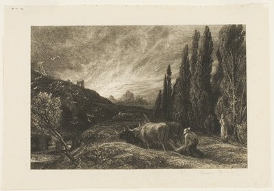 Varhainen kyntäjä tekijältä Samuel Palmer