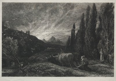 Varhainen kyntäjä tekijältä Samuel Palmer