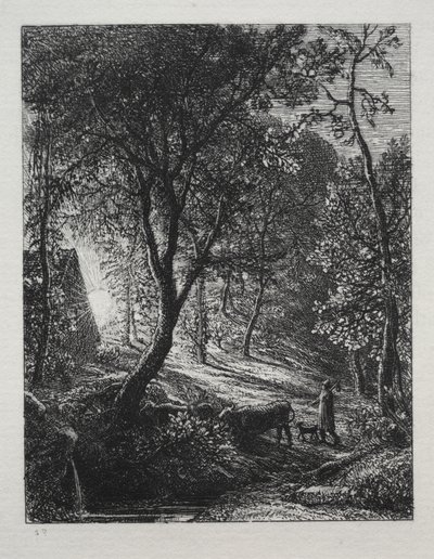 Paimenen mökki tekijältä Samuel Palmer