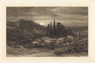 Nouseva Kuu tekijältä Samuel Palmer