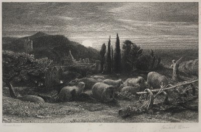 Nouseva Kuu tekijältä Samuel Palmer