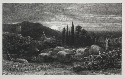 Nouseva Kuu tekijältä Samuel Palmer