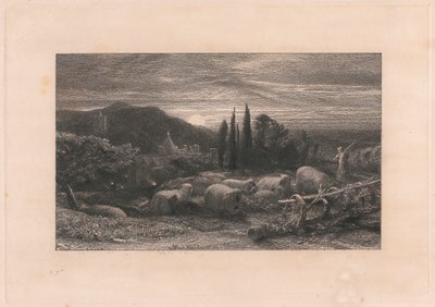 Nouseva Kuu tekijältä Samuel Palmer