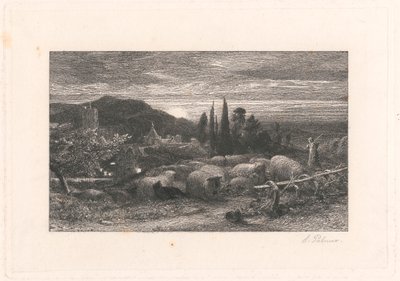 Nouseva Kuu tekijältä Samuel Palmer