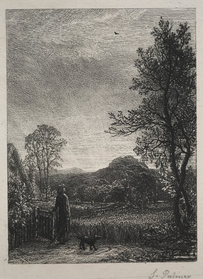Skylark, 1850. tekijältä Samuel Palmer