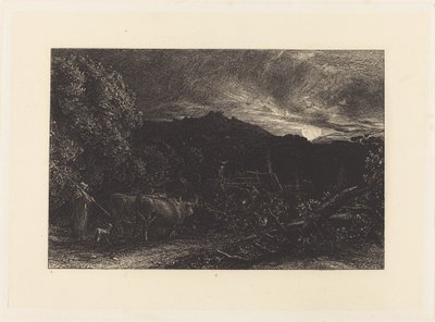 Väsynyt kyntäjä tekijältä Samuel Palmer