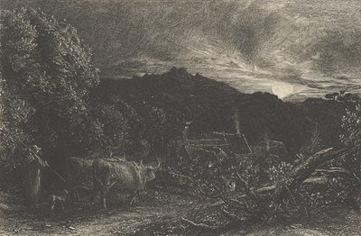 Väsynyt Ploughman, tai The Herdsman tai Tardus Bubulcus, alkoi vuonna tekijältä Samuel Palmer